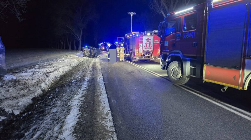 Śmiertelny wypadek Bartoszówek Lusina