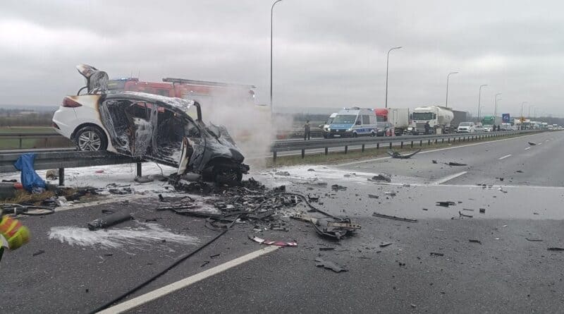 Śmiertelny wypadek na S19