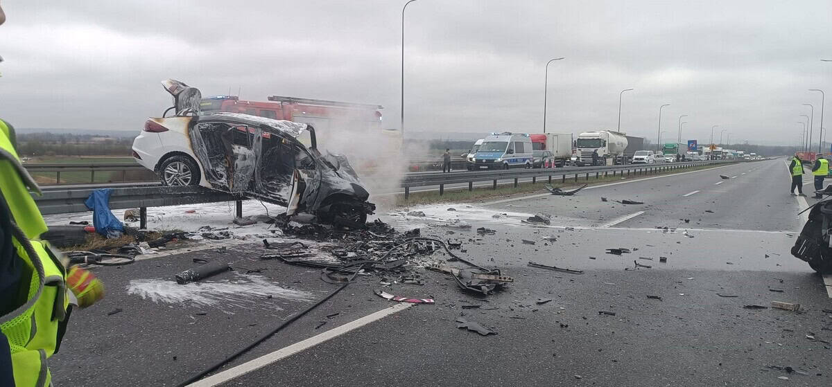 Śmiertelny wypadek na S19 niedaleko Rzeszowa