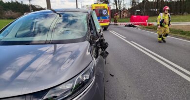 Śmiertelny wypadek motocyklisty w Rogaszycach 30.03.2026
