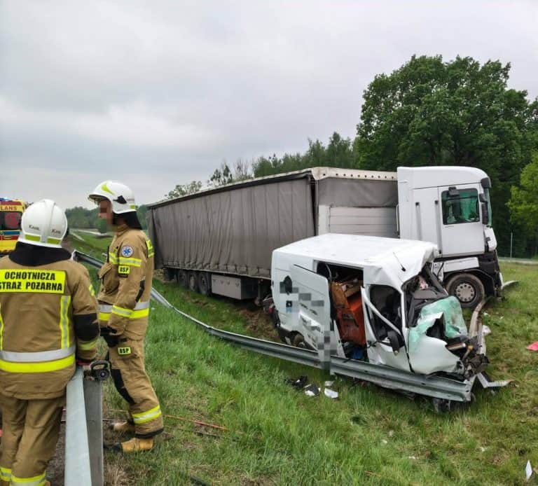 Janów – Śmiertelny wypadek na S12 niedaleko Puław Zachód (19.05.2026)